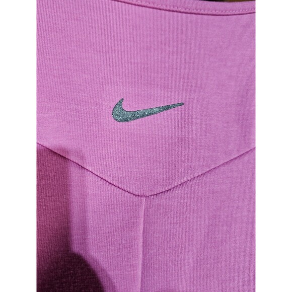 Nike Dri-FIT Yoga Jumpsuit Womens Medium M Fuchsia Pink Sleeveless One Piece EUC - Picture 4 of 13